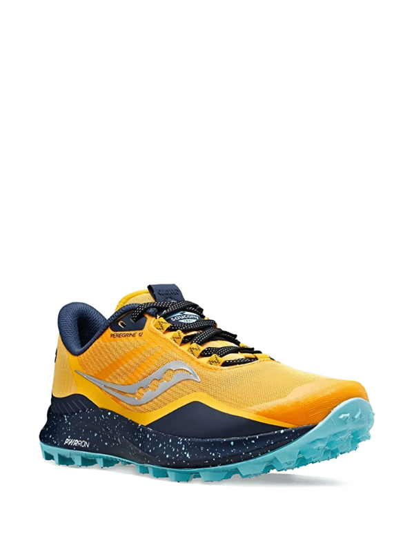 Saucony Peregrine 12 Yellow/Blue – Image 2